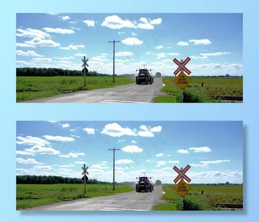 铁路道口，不受控制，停止，乡村道路