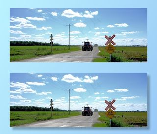 铁路道口，不受控制，停止，乡村道路