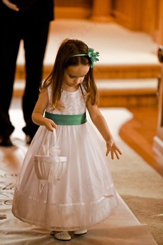 卖花姑娘，花瓣，篮，女孩，花，年轻，快乐