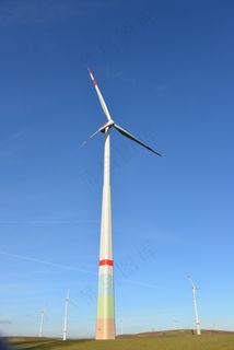Windräder，能源，生态能源，风力发电，天空，蓝色