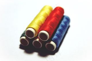纱线，线，缝制，线轴，卷式，编织