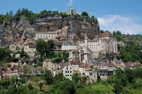 夏天,假期,法国,村庄,Rocamadour 夏天,假期,法国,村庄,Rocamadour