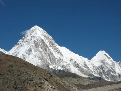 普莫里,喜马拉雅山,珠穆朗玛峰跋涉,山,雪 普莫里,喜马拉雅山,珠穆朗玛峰跋涉,山,雪