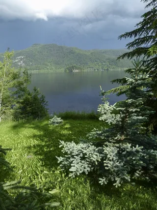 雷暴，天气，卡尼姆湖，不列颠哥伦比亚省