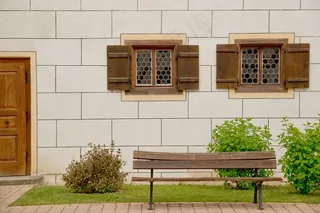 长凳，农舍，自然，出，点击，休息，长凳