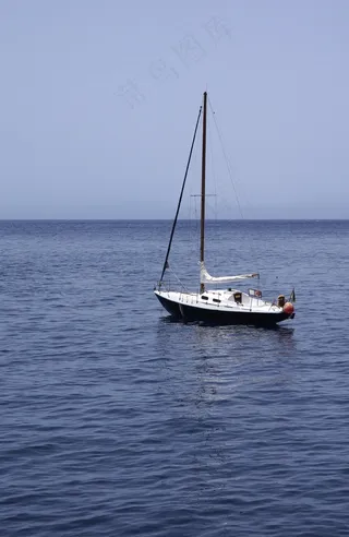 帆船，渔船，船，水，帆柱