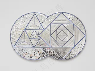 博物馆，现代，镜像，查看，镜子，图形化