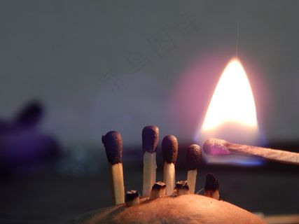 火，火柴，火焰，烧伤，火柴，燃烧