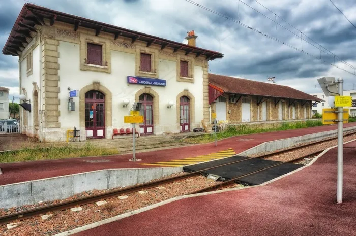 吉伦特，法国，火车站，仓库，铁路