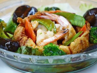 中餐，餐厅，亚洲美食，炒