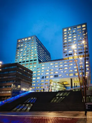 夜，建筑物，城市，城市，夜城，光