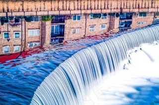 水，反射，元素，湿，流，方向