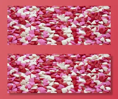 石榴籽,玫瑰花瓣,许愿星,糖果,石榴,心形糖果的变化