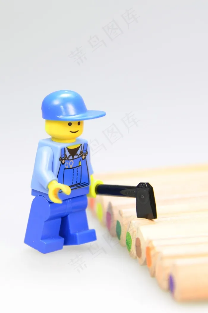 乐高，Legomaennchen，男性，工人，工作，返回