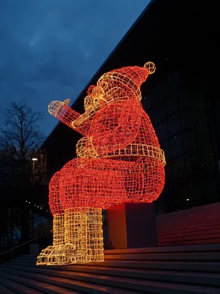 圣诞老人，圣诞节，气氛，来临