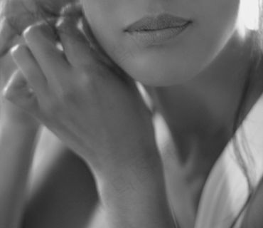 时尚，准备，模拟，时尚，嘴巴，礼服，耳环