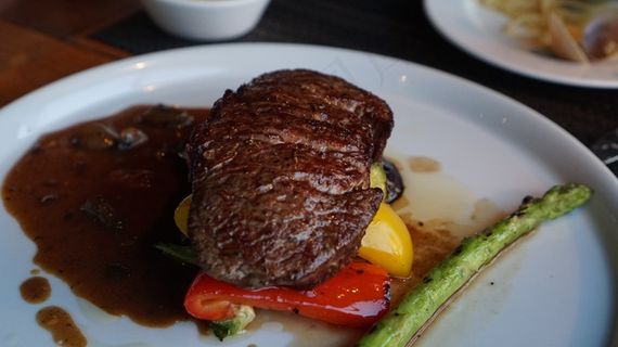 牛排，肉，食品，外出就餐，晚餐，用餐