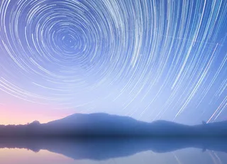 涟漪,龙卷风,屏幕截图,模糊图片,星星在湖和山