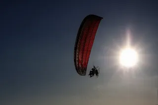 天空，太阳，飞行，滑翔机