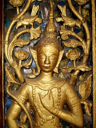 琅勃拉邦，老挝，帕邦，亚洲，湄公河，寺