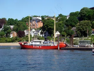 汉堡，博物馆船，港口