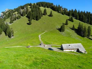 阿尔姆，高山小屋，贝尔加普，高山马鞍，小山