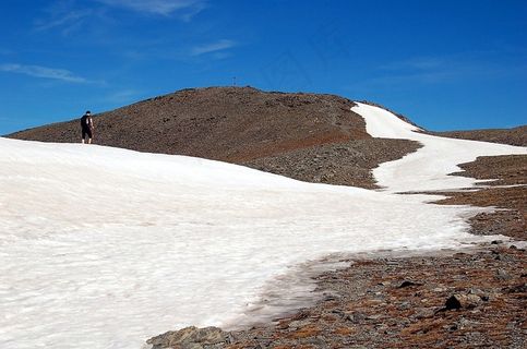 Puigmal，顶部，山，景观，性质，山
