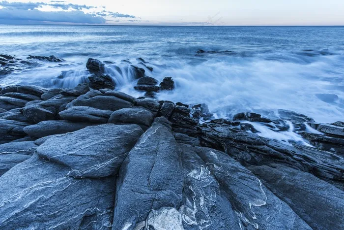 黎明，海滩，吉尔切，内尔哈，马拉加，太阳海岸