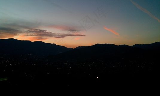 麦德林,哥伦比亚,黄昏,天空,云团,户外,景区 麦德林,哥伦比亚,黄昏,天空,云团,户外,景区