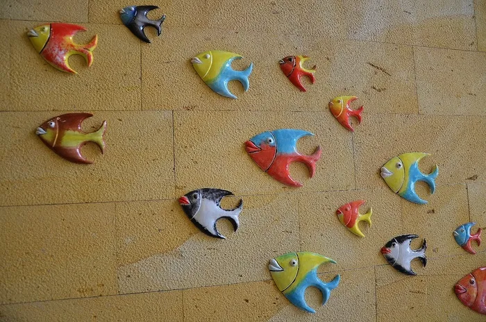 鱼，动物，游泳，海洋生物，手工制作，工艺，海上