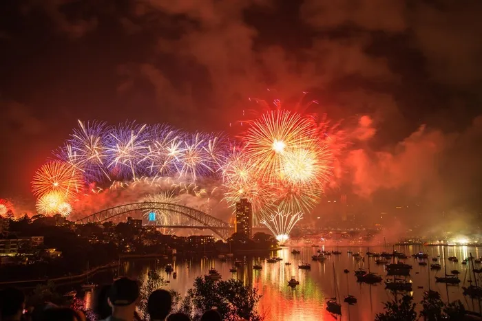 西尔维斯特，新年，2015年，澳大利亚悉尼，海港