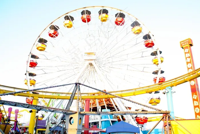 摩天轮，Lunapark，现场，乐趣，快乐，丰富多彩