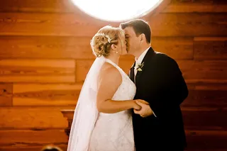 婚礼，吻，爱，新娘，一对，新郎，浪漫