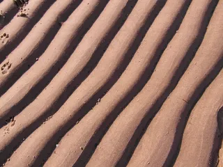 易北河海滩，波，沙，结构，春天，沙丘