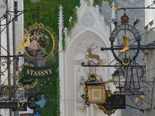 Getreidegasse，萨尔茨堡，胡同，路，绕组