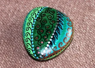 幸运石，歌舞表演，石头