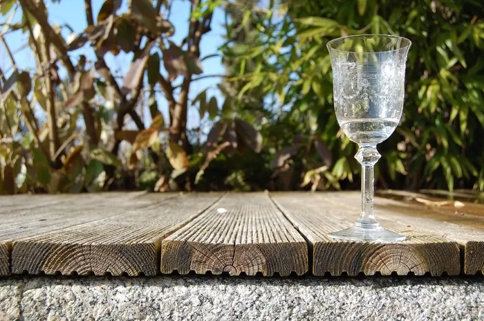 玻璃，木，植物，红酒，封面，花岗岩，石头，空