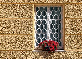 窗花，窗口，网格，老，外立面，炉排