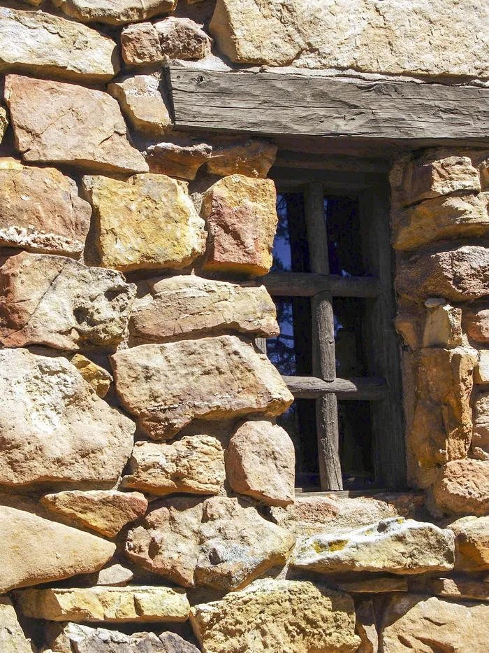 自然，建筑，岩石，窗户，木材，外立面