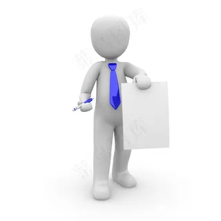 名片，演示文稿，认识，领带夹