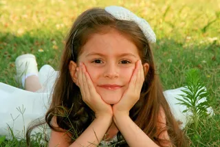 女孩，儿童，肖像，无罪，微笑，公主