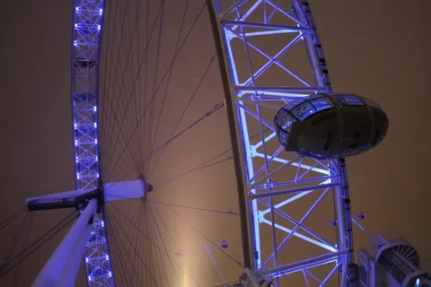 伦敦,英国,眼,王国,夜 伦敦,英国,眼,王国,夜