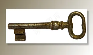 关键，老，关闭，生锈，铁，金属，金属