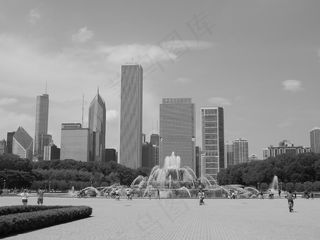 喷泉，城市，公园，架构，具有里程碑意义，夏天