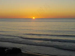 日落，摩洛哥，萨菲，云团，在户外，宁静