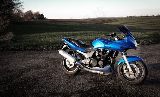 摩托车，金属，车辆，技术，自然，蓝色