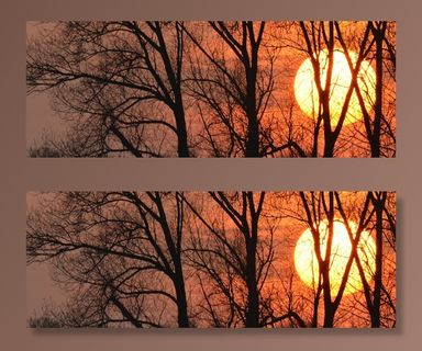 太阳，夕阳，自然，品牌，橙色