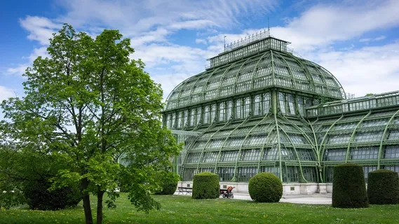 Palmenhaus，美泉宫，维也纳，维也纳，钢，玻璃