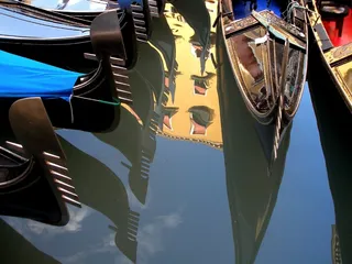 威尼斯，威尼斯，意大利，水，海，反射