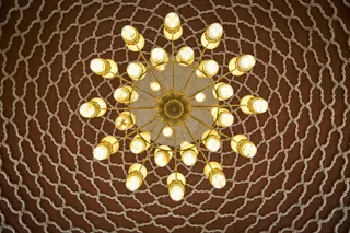 阿拉伯文，天花板，枝形吊灯，阿拉伯文